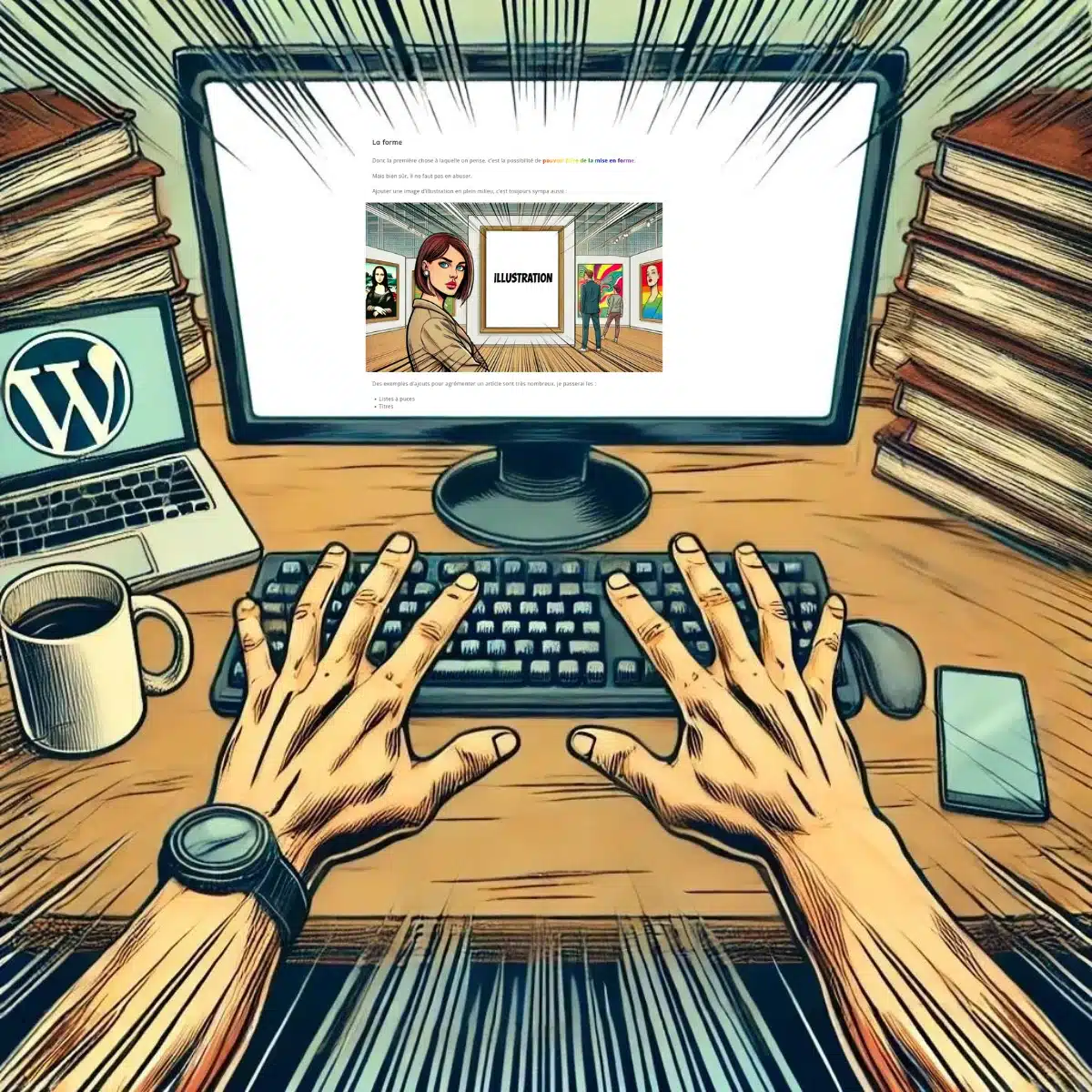 Article WordPress Vs post LinkedIn
